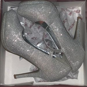 Silver heels